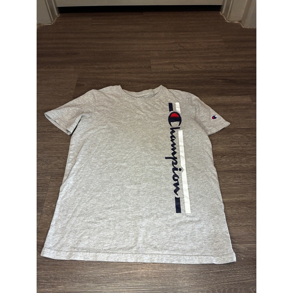 Youth Gray Champion T Shirt L